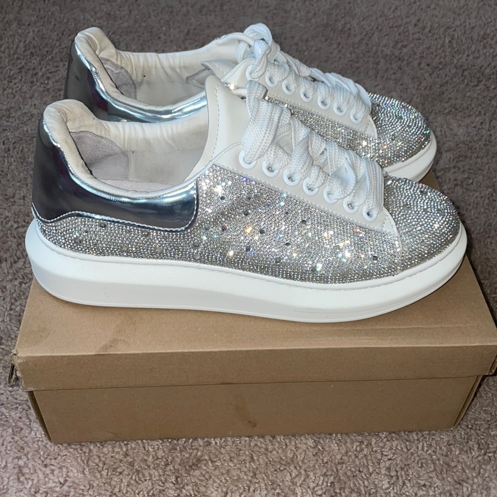 Rhinestone sneakers